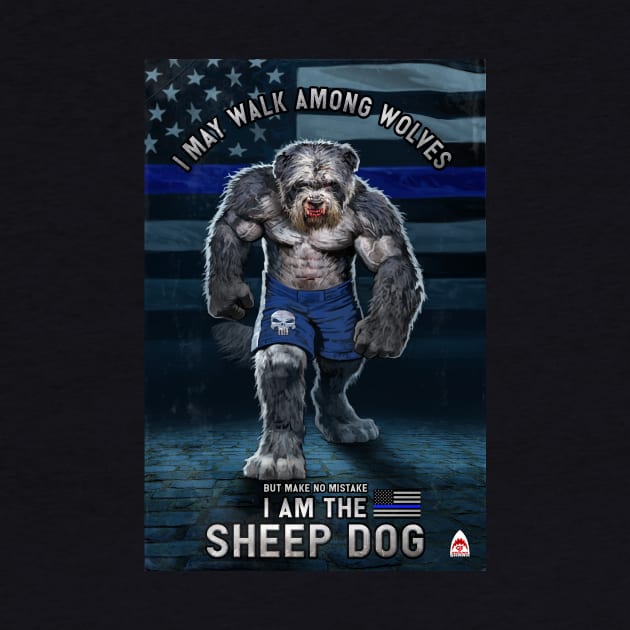 Blue Line Sheep dog by Ground Shark